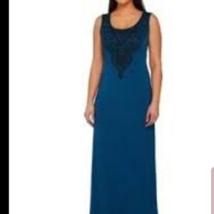 FINAL MARKDOW Lisa Rinna Printed Panel Maxi M